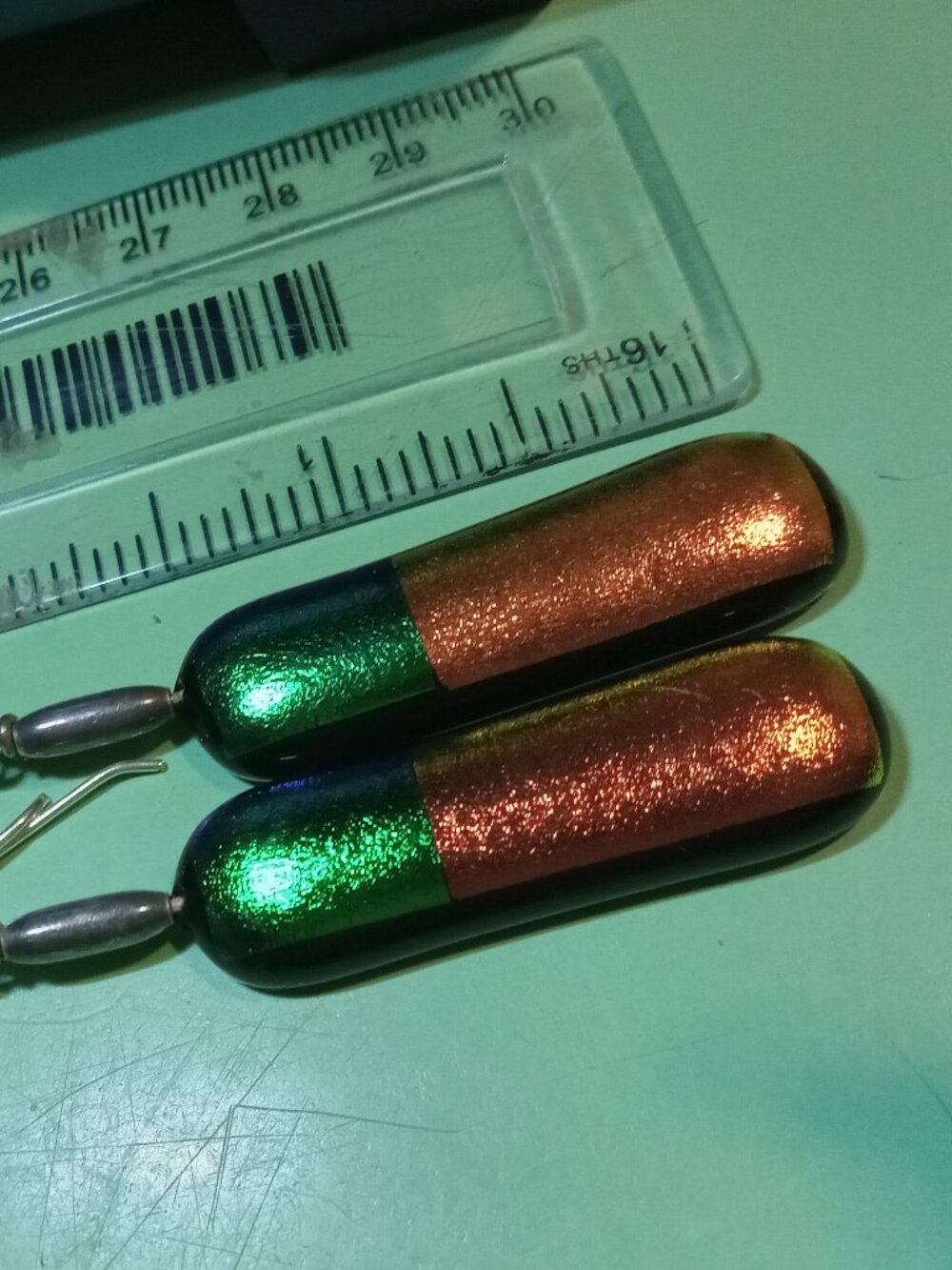 Glam Dichroic Glass Design Earrings